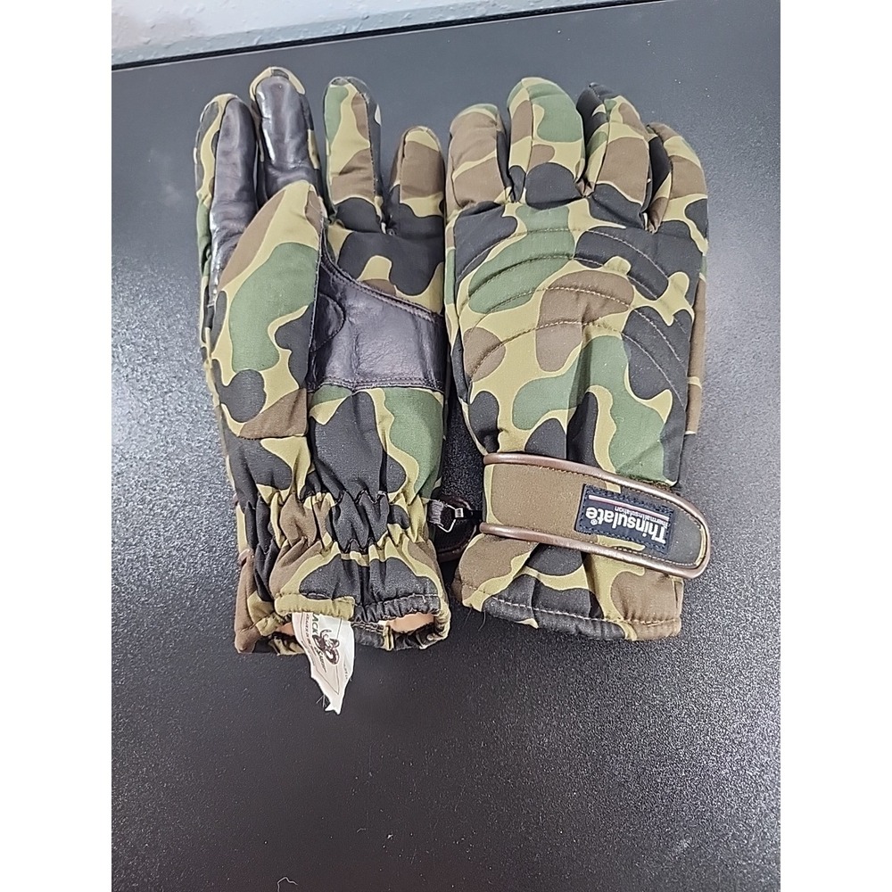 Black Sheep Hunting Gloves in a Green camouflage pattern‎ XL